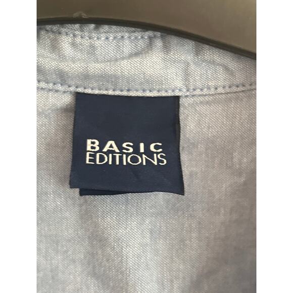 Vintage Basic Additions, 100%‎ cotton size L denim short sleeve shirt - Picture 2 of 6